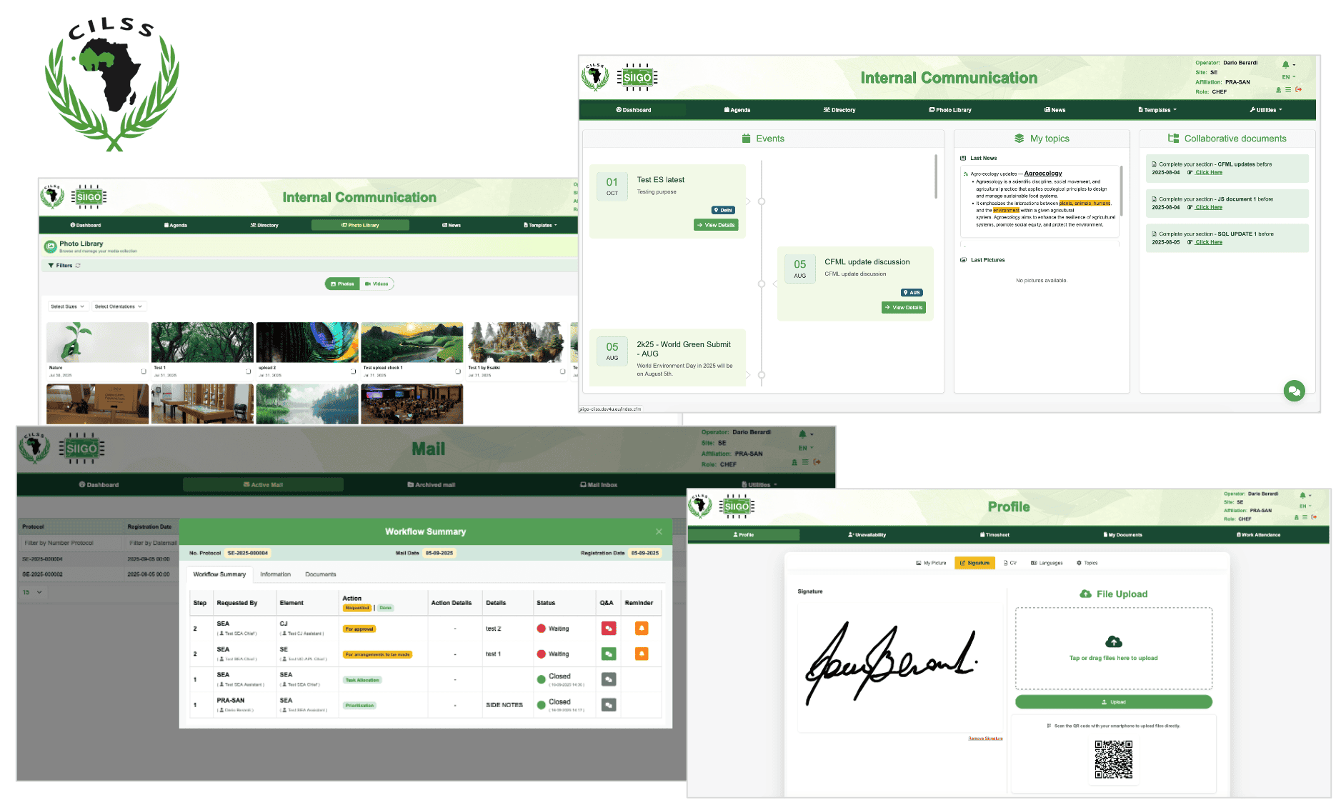 SIIGO cilss screen 4