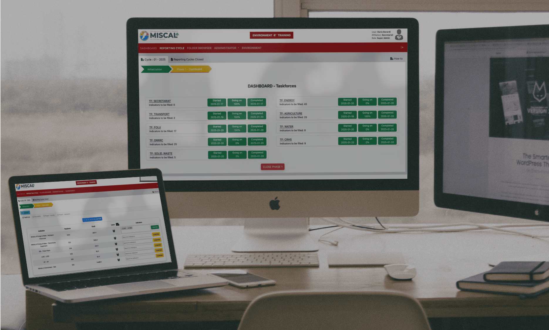 miscal mis background