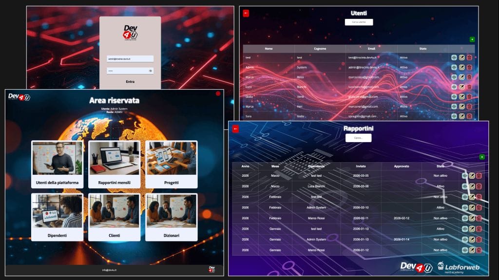 dev4u labforweb tirocinio sviluppo web 04
