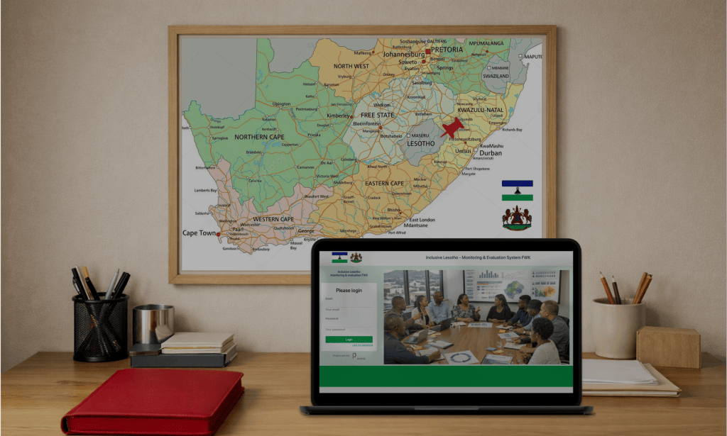 lesotho dev4u web platform portfolio