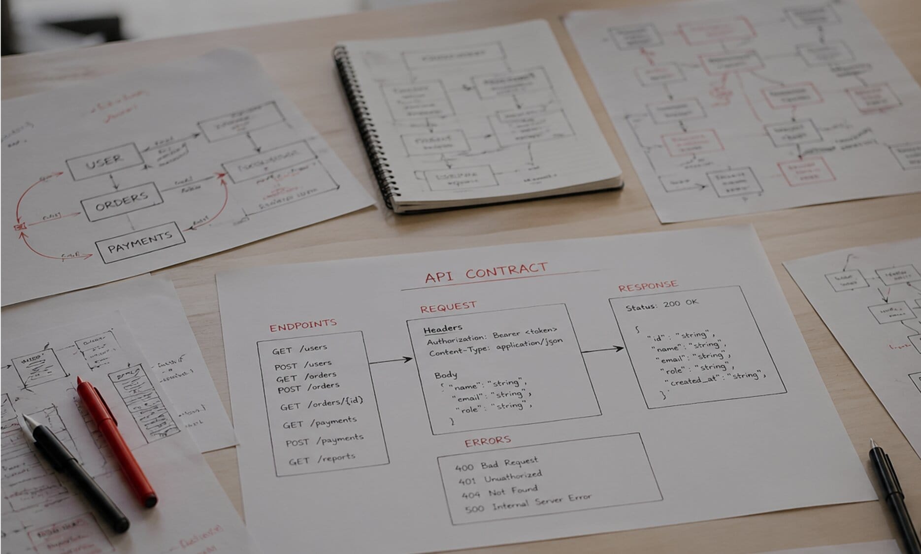 api first progettazione software contratto api design dev4u dark